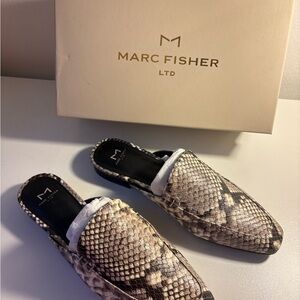 Marc Fisher Black and Multi-Tone Loafers
